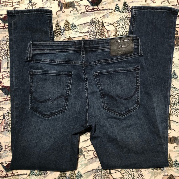 Jack & Jones Slim/Glenn Blue Jeans Mens Size 30x30 - Picture 5 of 8